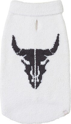 Cozychic Longhorn Skull Pet Sweater