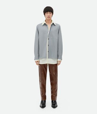 Relaxed Fit Linen Double Shirt