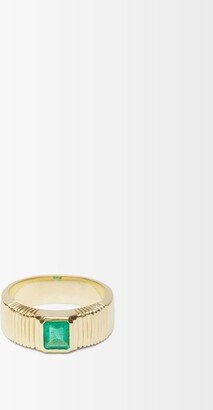 Emerald & 14kt Gold Ring