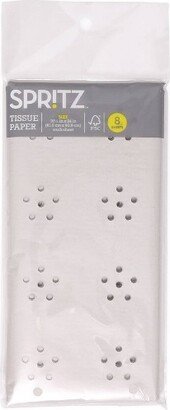 8ct Pegged Die-cut Tissue Paper Warm Gray - Spritz™