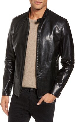 Café Racer Unlined Cowhide Leather Jacket