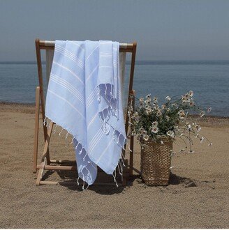 Lucky Pestemal Beach Towel Sky Blue