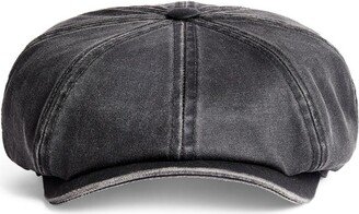 Distressed Flat Cap