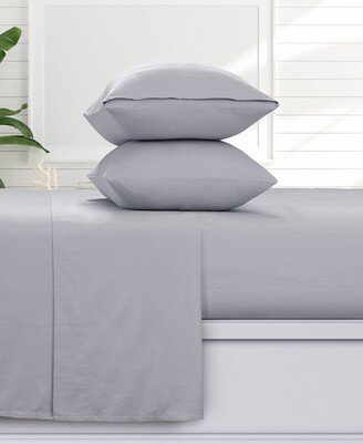 Azores Home Solid 170-gsm Flannel Extra Deep Pocket 3 Piece Sheet Set, Twin Xl