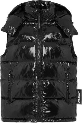 Logo-Patch Padded Gilet-AO