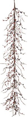 Foam 60 Multicolor Patriotic Twigs and Stars Garland - N/A