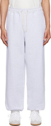 Gray Embroidered Sweatpants