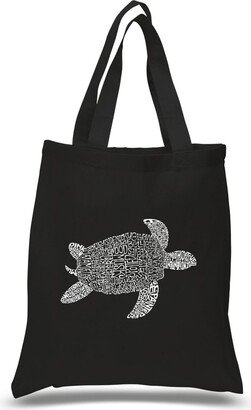 Turtle - Small Word Art Tote Bag