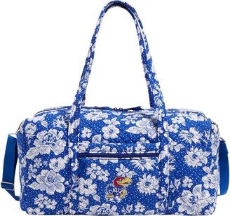 Kansas Jayhawks Rain Garden Large Travel Duffel Bag