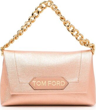 Logo-Plaque Metallic Mini Bag