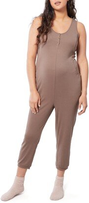 Let Me Sleep Modal Blend Maternity Jumpsuit