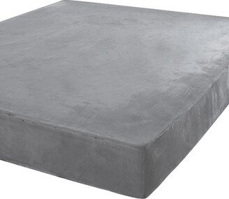 PiccoCasa Waterproof Mattress Protector Pad Cover Bed Fitted Sheet for Home Slate Gray King