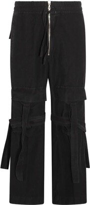 Drawstring Cargo Pants-AJ