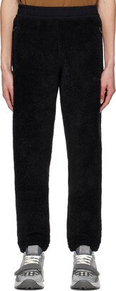 Black Embroidered Lounge Pants-AA