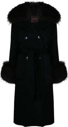 Malaika wool-cashmere double-breasted coat