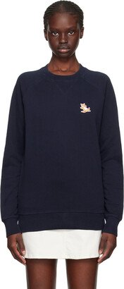 Navy Chillax Fox Sweatshirt