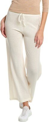 Sofiacashmere Wide Leg Cashmere Lounge Pant-AB