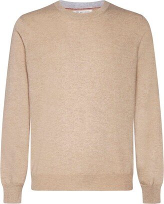 Crewneck Long-Sleeved Jumper-BN