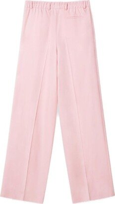 Straight Leg Tailored Trousers-AV