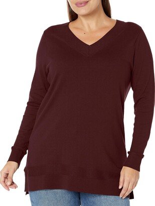 Women's Plus Size Rib Trim Jumper