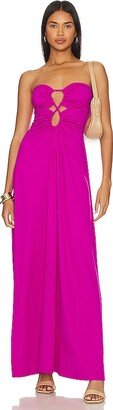 Circle Front Maxi Dress