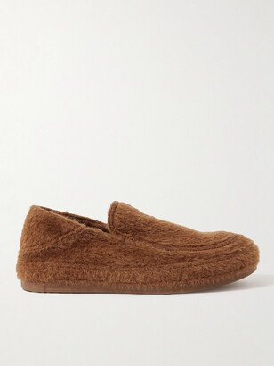 ZEGNA x The Elder Statesman Oasi Cashmere-Lined Alpaca Slippers