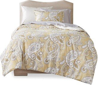 Gracie Mills Comfort Spaces Bed in A Bag - Trendy Casual Design Cozy Comforter with Complete Sheet Set with Side Pocket, Matching Shams Twin Xl, Sienn