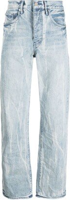 Acid-Washed Relaxed-Fit Jeans