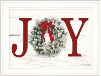 Christmas Joy by Lori Deiter, Ready to hang Framed Print, White Frame, 21