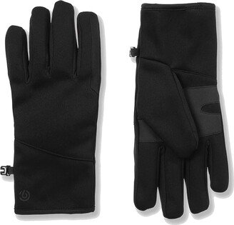 Men's Softshell Glove, Windproof And Water Resistant (Black (Wind and Water Proof)) Extreme Cold Weather Gloves