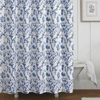 Charlotte Shower Curtain Blue