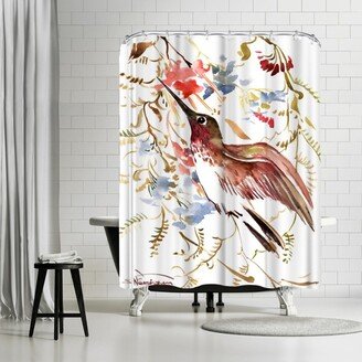 71 x 74 Shower Curtain, Hummingbird 14 by Suren Nersisyan