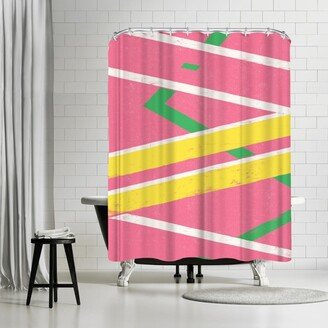 71 x 74 Shower Curtain, Hoverboard by Florent Bodart