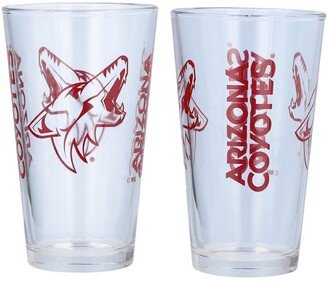 Arizona Coyotes Two-Pack 16 oz Pint Glass Set