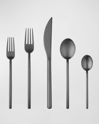 Due 20-Piece Flatware Set - Ice Oro Nero