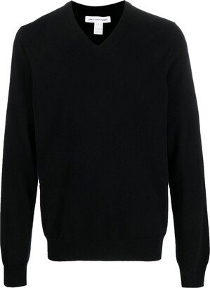 V-neck knitted jumper-BH