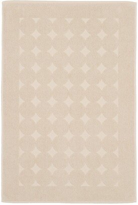 Sinemis Circle Design Bath Mat - Beige