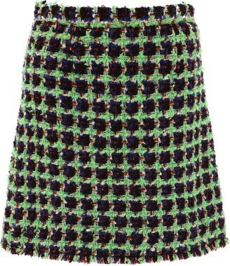 A-Line High-Rise Mini Skirt