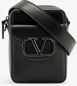 Mens Nero Loco Leather Cross-body bag