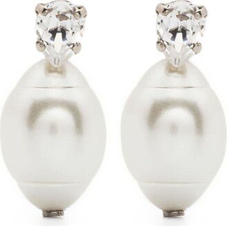 Classic Pearl & Crystal Stud Earring