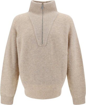 Bryson Half-Zipped Knitted Jumper