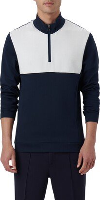 Colorblock Quarter Zip Pullover