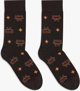 Monogram Knit Socks-AA