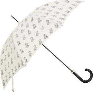Marokka Design French Bull Dog Geometric Style Umbrella - Black