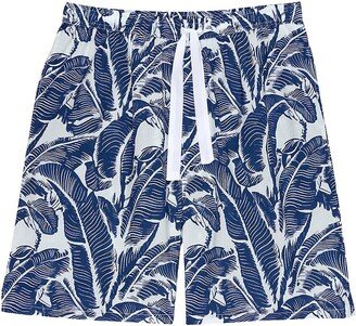 Martinique Banana Leaf Sleep Shorts