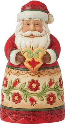 Jim Shore Mini Santa Holding Heart Figurine