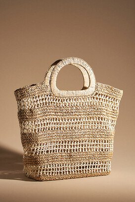 Break of Day Raffia Tote