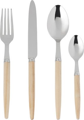 Beige Jonc Flatware Set, 4 pcs