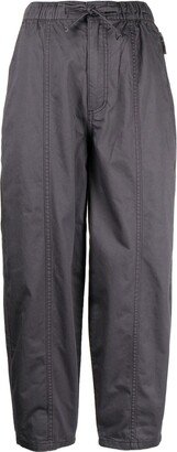 Tapered-Leg Cropped Trousers-AF