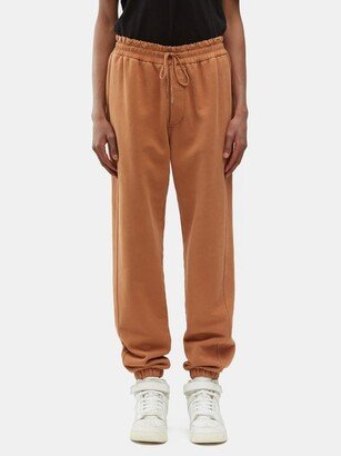 Drawstring-waist Cotton-jersey Track Pants